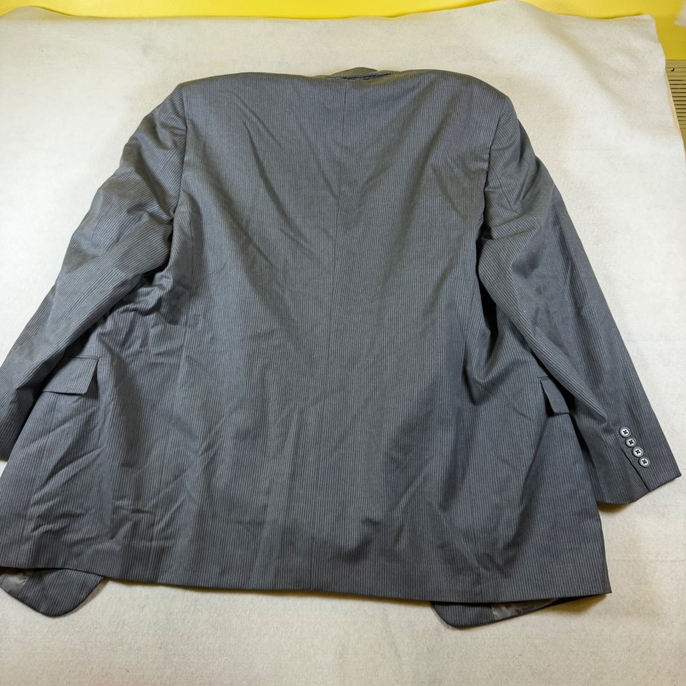 Daniel Cremieux Loro Piana Grey Pinstripe Blazer‎ Sport Coat 42 Regular Mens - Picture 4 of 7